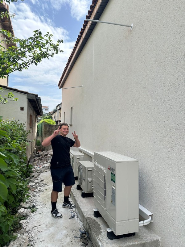 Climatisation réversible et vmc dans une maison individuelle de Toulouse