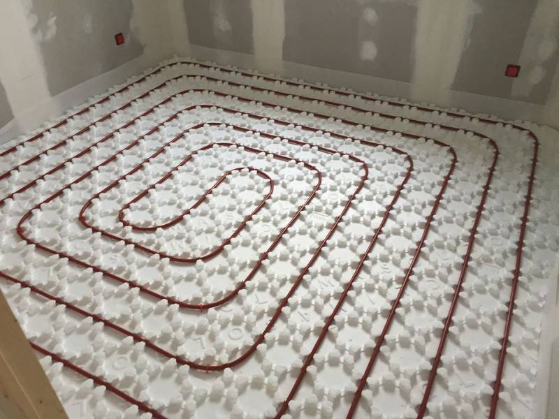 Pose d'un plancher chauffant dans une maison à Blagnac proche de Toulouse
